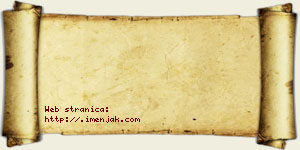 Adam Šljivovac vizit kartica